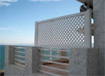 Celosia de madera para exterior